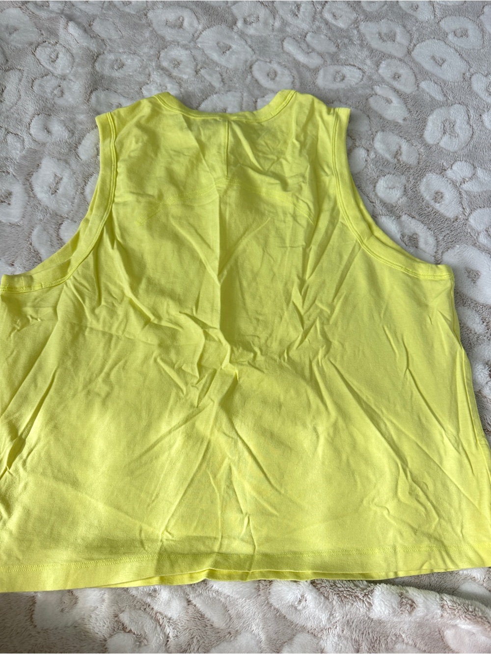 lululemon athletica Neon Yellow Sleeveless Tank - Picture 2 of 3